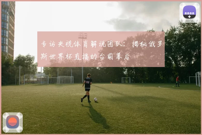 专访央视体育解说团队：揭秘俄罗斯世界杯直播的台前幕后