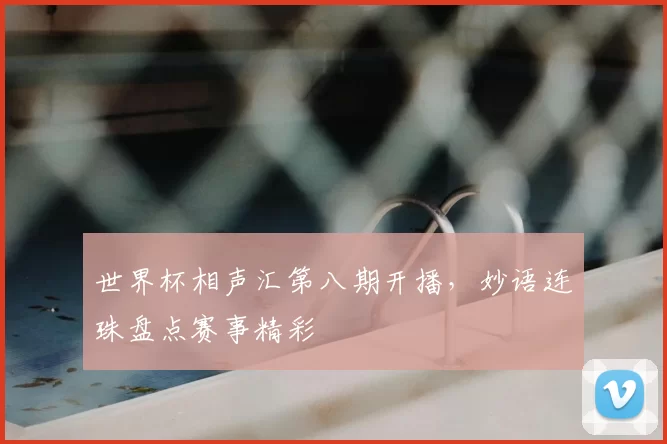 世界杯相声汇第八期开播，妙语连珠盘点赛事精彩
